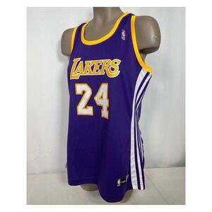 Kobe Bryant #24 Los Angeles Lakers NBA 4Her Adidas Purple Jersey Women's XL
